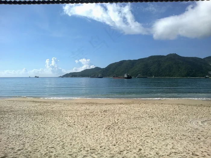 海南皇后湾海滩图片