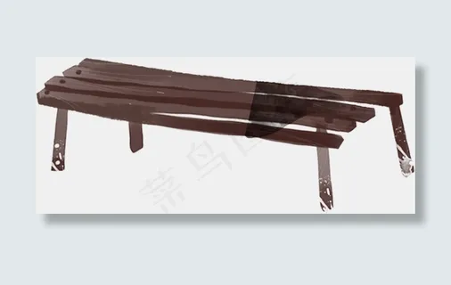 园林长椅公园椅素材