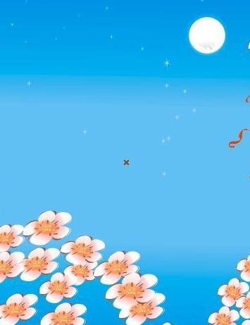 月夜桃花 移门