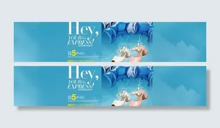 淘宝女鞋促销全屏海报