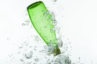 水瓶创意广告摄影图片