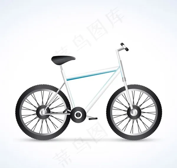 时尚蓝色单车矢量素材下载ai矢量模版下载