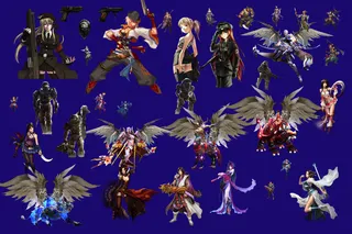 卡通动漫网络游戏角色PSD分