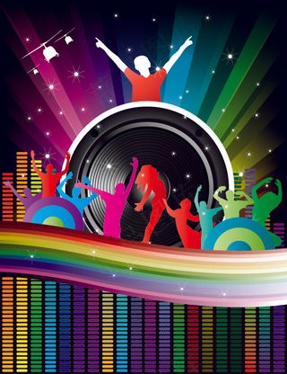 时尚潮流背景矢量图下载