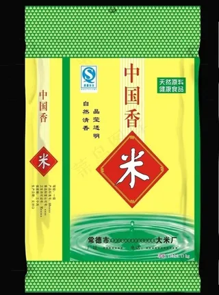 大米包装中国香米图片