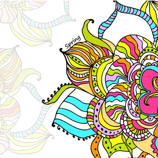 美丽的手绘图案背景03矢量