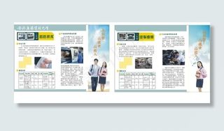 学校专业dm宣传单图片