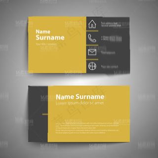 商务名片设计矢量素材