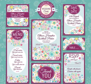 婚礼请柬背景图片