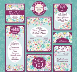 婚礼请柬背景图片