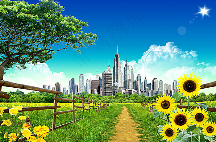 城市规化展板背景