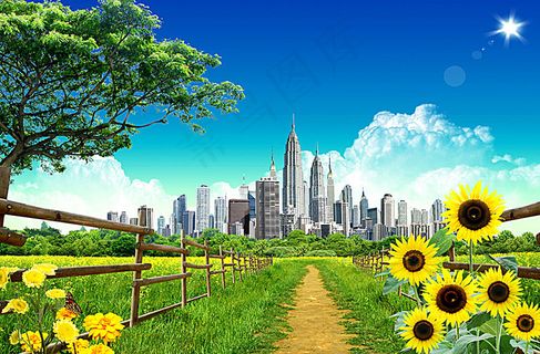 城市规化展板背景