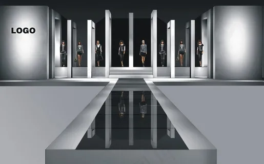 服装秀现场效果图图片 服装秀现场效果图图片