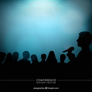 卡通商业精英矢量图片