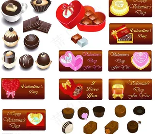 各种精美诱人巧克力图片