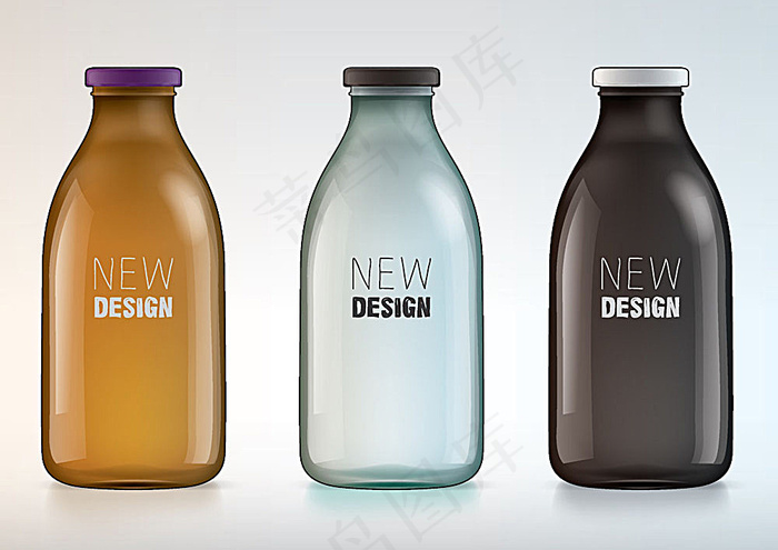 可爱敦实的饮品瓶体设计