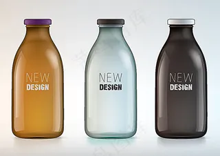 可爱敦实的饮品瓶体设计