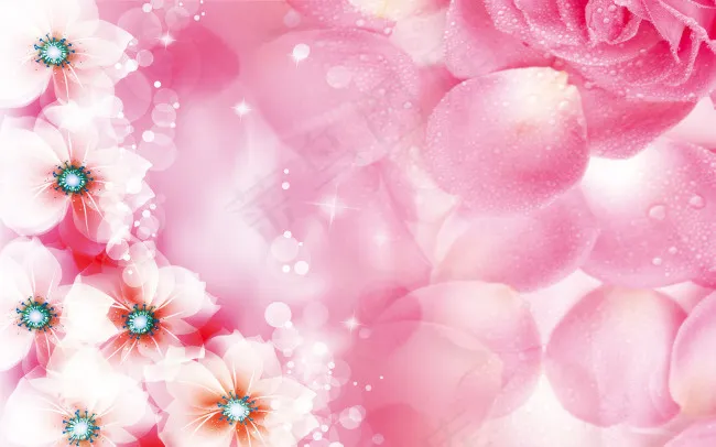 粉色背景图片(4724X2953(DPI:300))psd模版下载