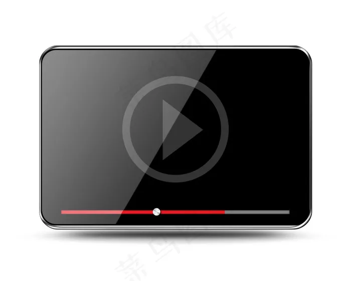 视频播放器界面按钮素材psd模版下载