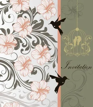 欧式花纹 小鸟图片