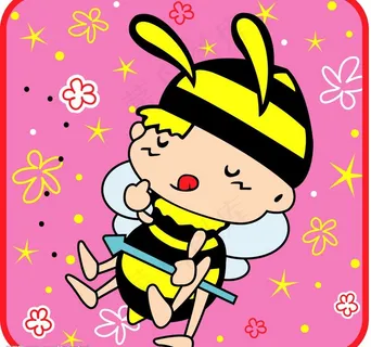 蜜蜂星光图图片