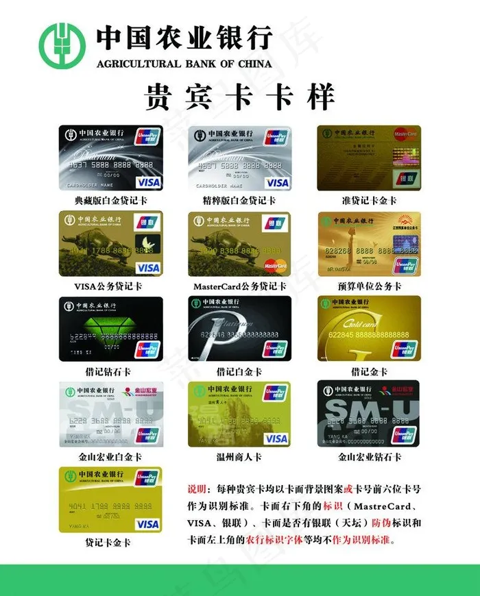 农行银行卡样图片psd模版下载
