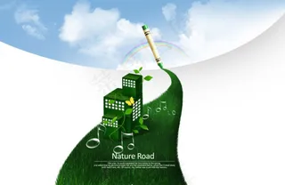 高清PSD分层素材描绘图画