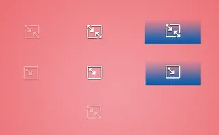 屏幕放大缩小功能图标