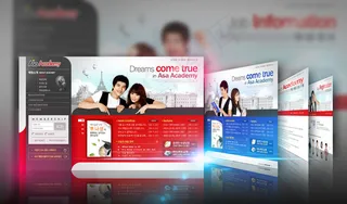 韩国高等教育学院PSD网页模板