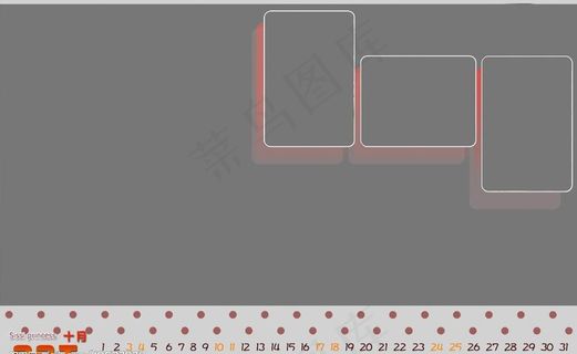 09简单创意相册日历模板图片 09简单创意相册日历模板图片