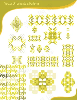 特别的潮流图案矢量