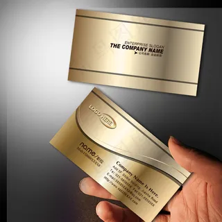 金色名片 奢华名片 美容名片