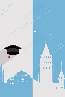 毕业季宣传背景