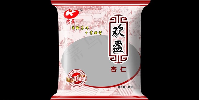杏仁包装图片psd模版下载