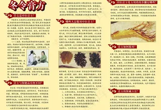 中医三折页内页图片