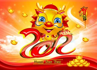 2012龙腾中国节日素材