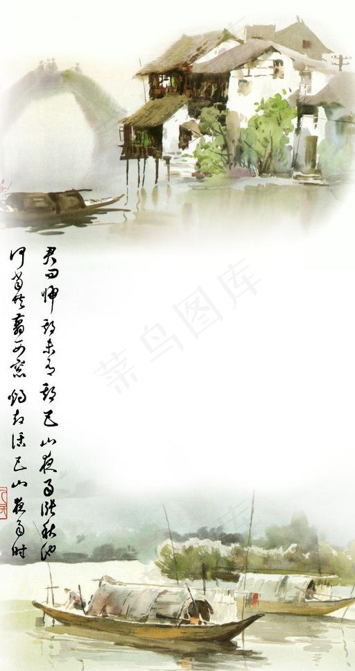 油画摄影模版图片