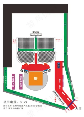 舞台平面图设计CDR文件