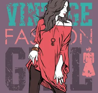 时尚女人动漫人物图片