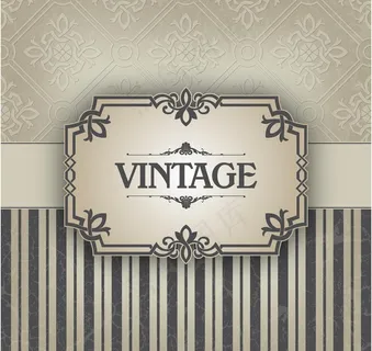 欧式复古花纹图片