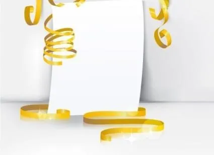 丝带装饰设计模板向量1的文本eps,ai矢量模版下载