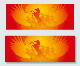 飞奔的奋进马图片