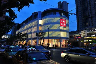 上海 南京西路 夜景图片