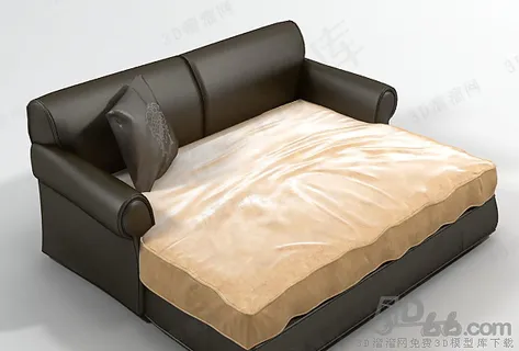 3D沙发床模型