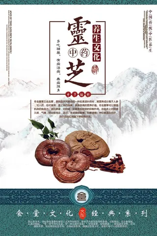 中医养生宣传挂画设计