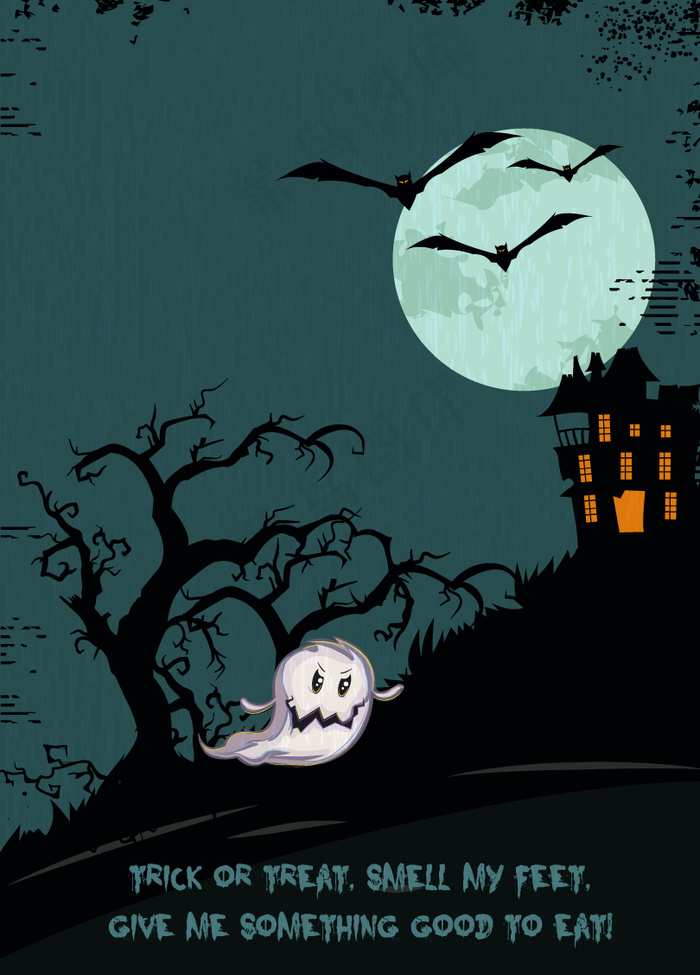 万圣节插画矢量