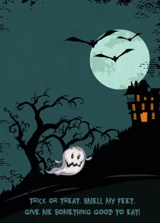 万圣节插画矢量