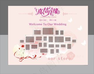 婚礼照片墙