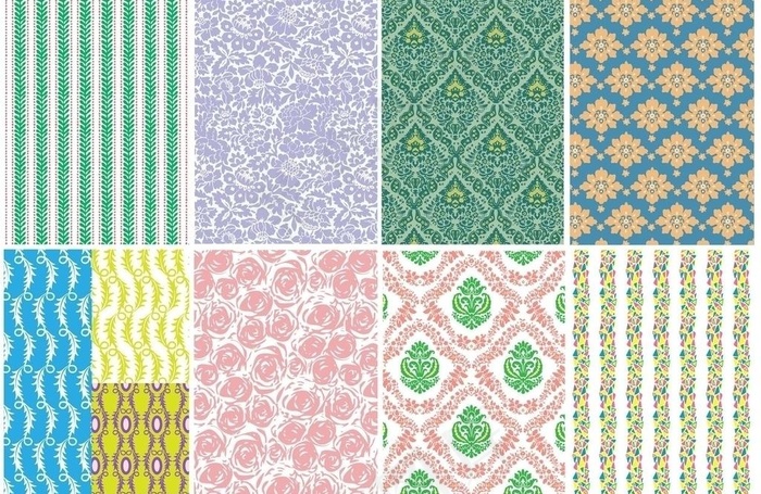 多款欧式流行底纹图片