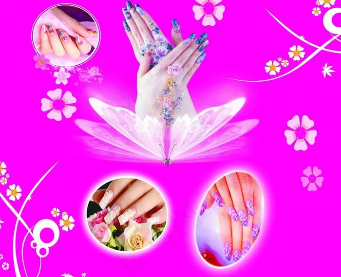 美甲图片(5433X4724(DPI:100))psd模版下载